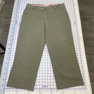 Men's Straight Olive Green Jeans